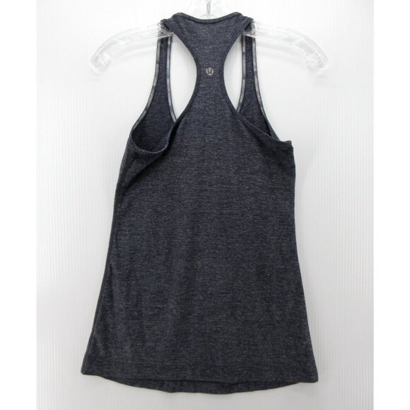 Lululemon Top 2 4 Racerback Tank Yoga Running Gym Active Shirt Logo - Picture 5 of 9